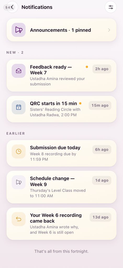 notifications, v16
