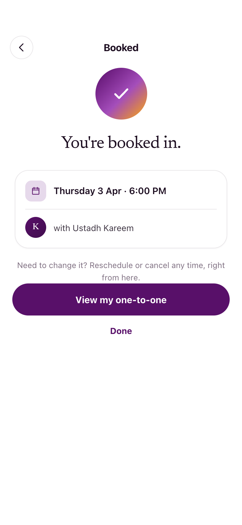 Booked