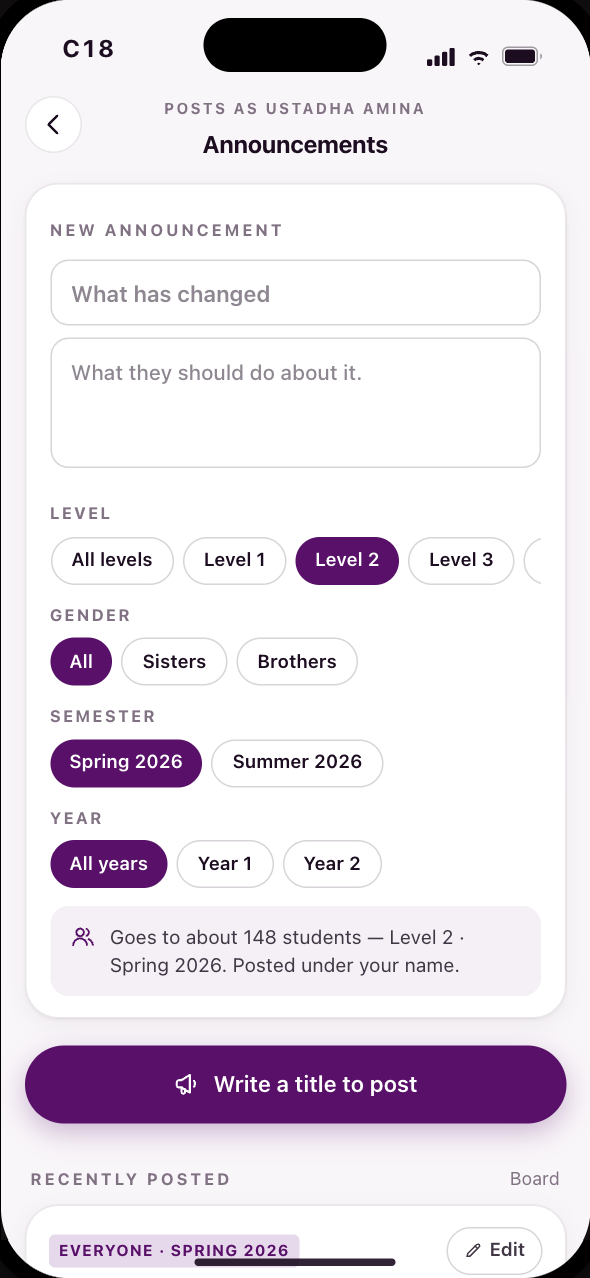 Coach — announcement