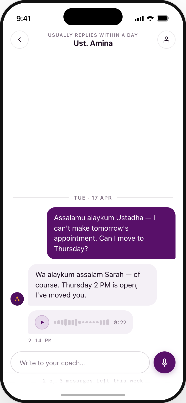 Messages