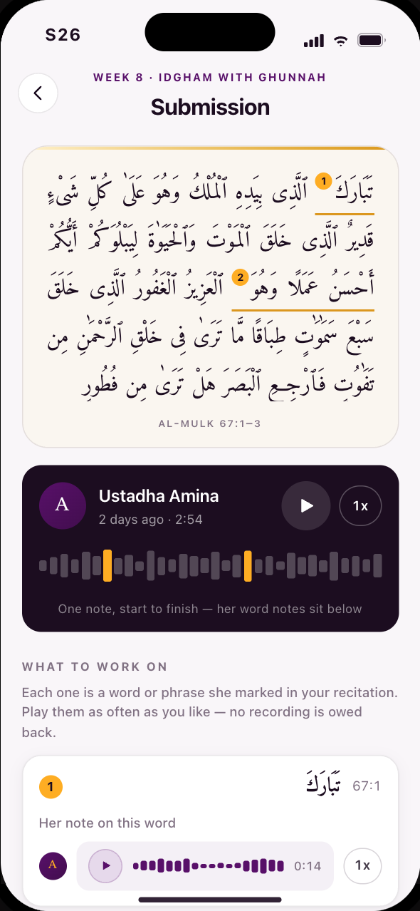 Submission — feedback ready