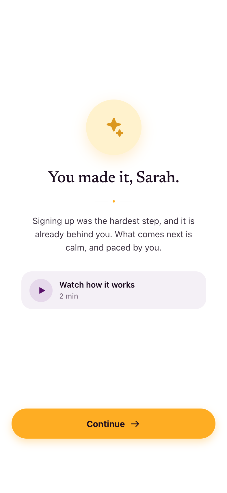 Welcome — you made it